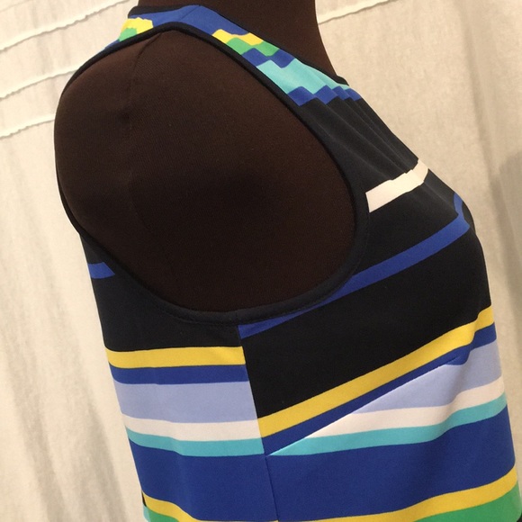 Maggy London striped sleeveless dress size 4 - Picture 4 of 9